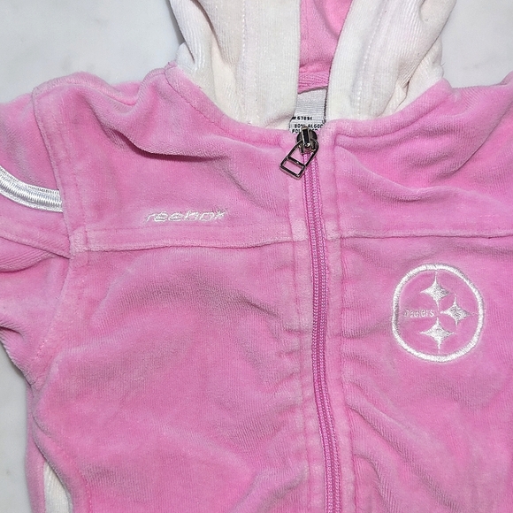 Pink Steelers Hoodie / Reebok Jacket - Picture 3 of 7